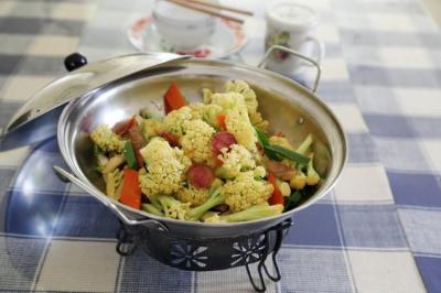 干鍋花菜，花菜一定不可直接下鍋！多加“它”，美味提升10倍